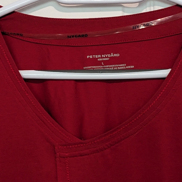 Red Peter Nygard Top - Large - Picture 4 of 7